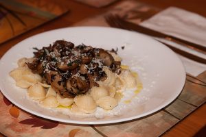 Pasta with mushrooms