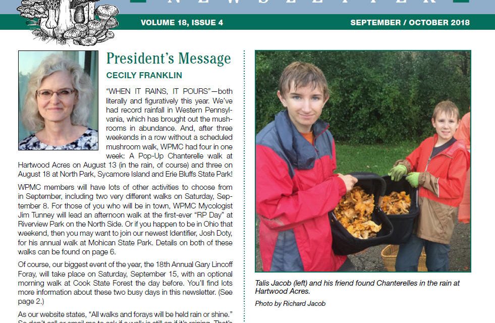 September-October newsletter published.