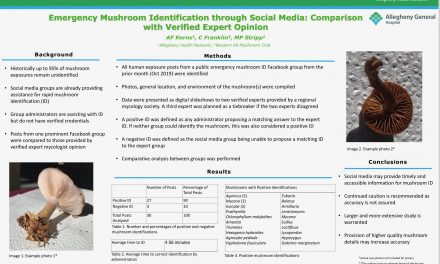 Emergency Mushroom Identification through Social Media: Comparison with Verified Expert Opinion