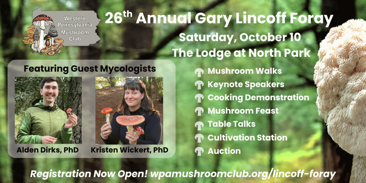 WPMC 26th Annual Gary Lincoff Memorial Foray